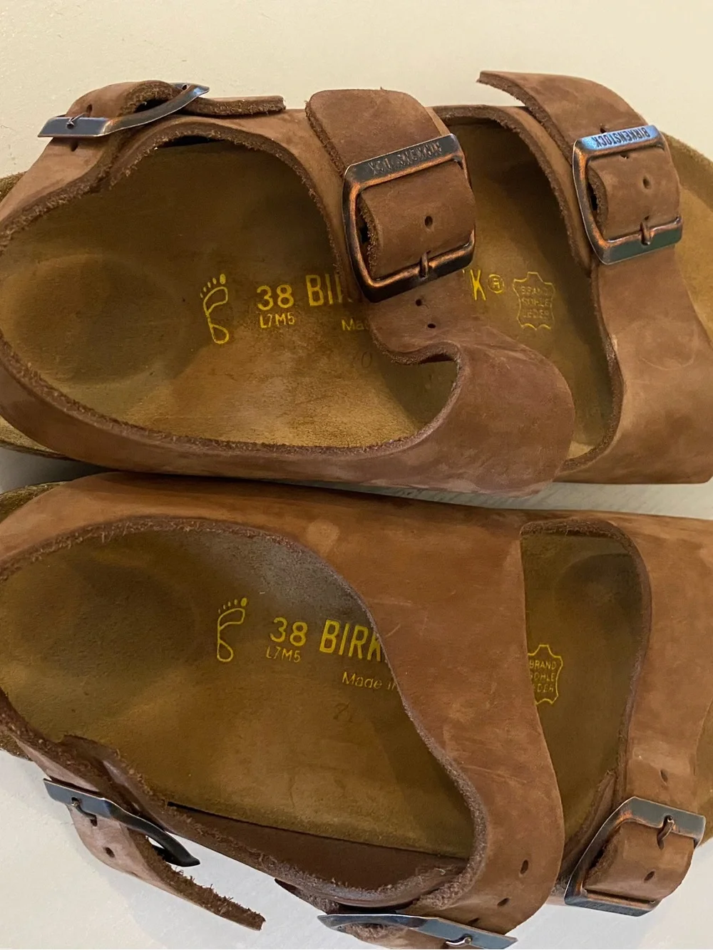Birkenstock Milano sandals sz 38